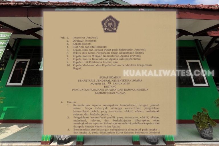 Tentang Terbitnya SE Publikasi Capaian dan Dampak Kinerja, KUA Kaliwates Jember Merespons Positif