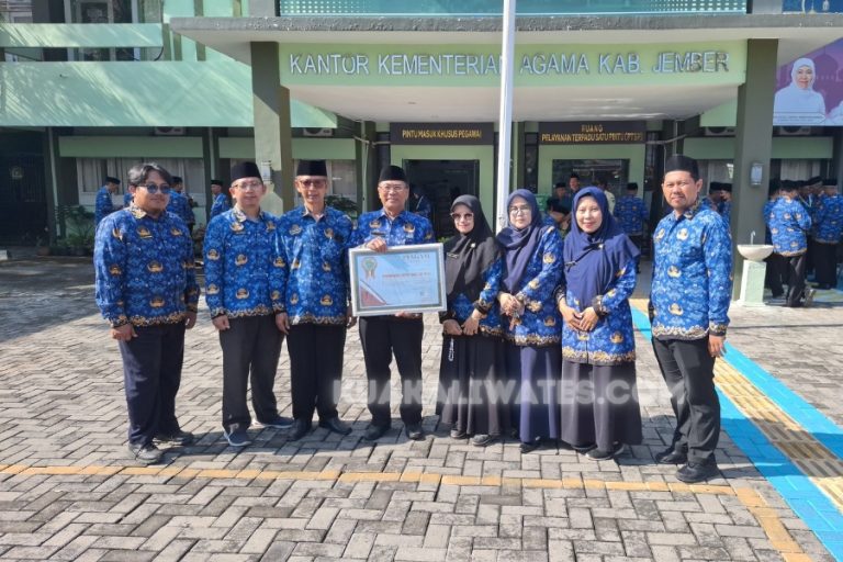 Lagi! Sivitas KUA Kaliwates Sabet Penghargaan, Kali ini ASN Anti Gratifikasi